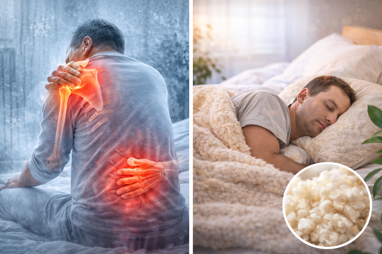 waking-up-stiff-march-humidity-wool-bedding-relief